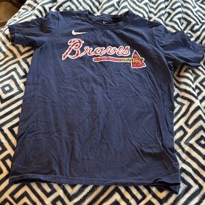 Braves Dark Blue Cotton Tee